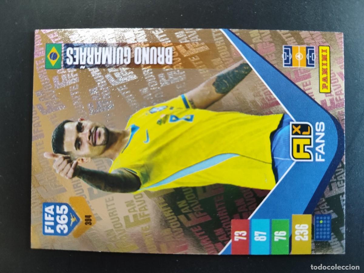 Cromos de f&uacute;tbol: ADRENALYN XL FIFA 365 2027 CARD FANS BRUNO GUIMARAES BRASIL # 394 PANINI