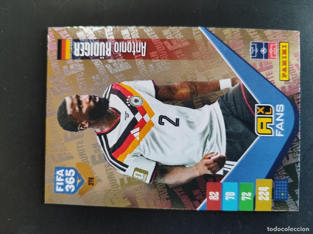 Cromos de f&uacute;tbol: ADRENALYN XL FIFA 365 2027 CARD FANS RUDIGER ALEMANIA # 370 PANINI
