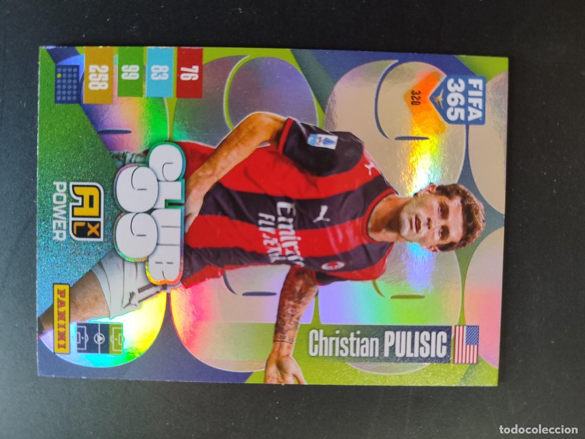 Cromos de f&uacute;tbol: ADRENALYN XL FIFA 365 2027 CARD CLUB99 PULISIC AC MILAN # 320 PANINI