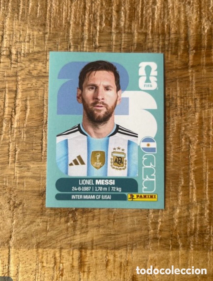 Cromos de f&uacute;tbol: CROMO LIONEL MESSI - ARG 17 - FIFA WORLD CUP MUNDIAL 2026 - PANINI