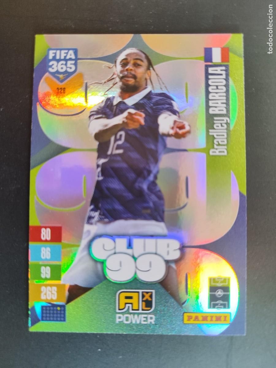 Cromos de Futebol: ADRENALYN XL FIFA 365 2027 CARD CLUB99 BARCOLA FRANCIA # 326 PANINI