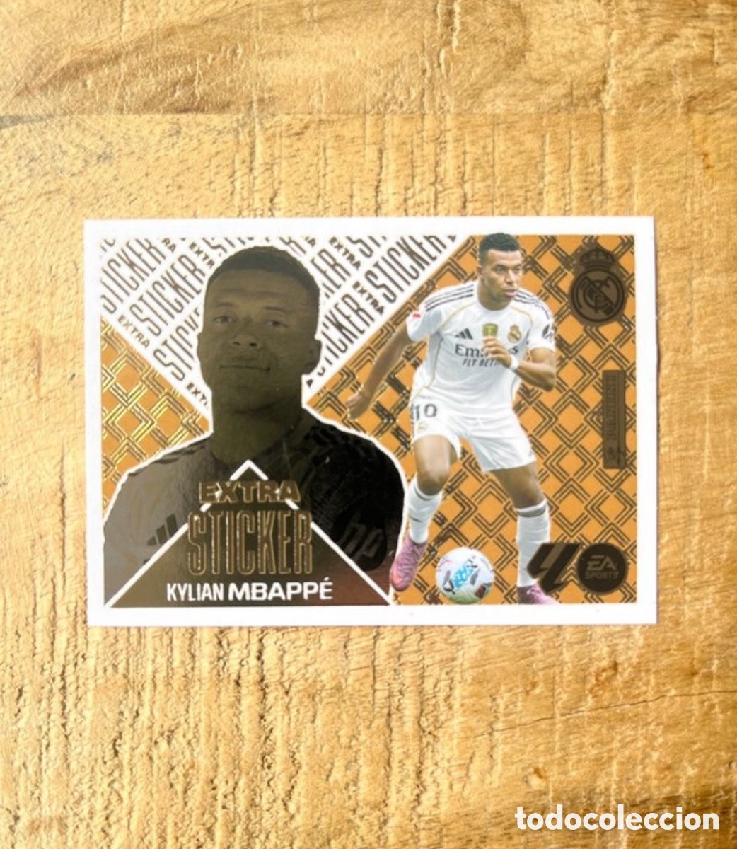 Cromos de f&uacute;tbol: EXTRA STICKER BRONCE MBAPPE ESTE 2026 2027 PANINI NUEVO