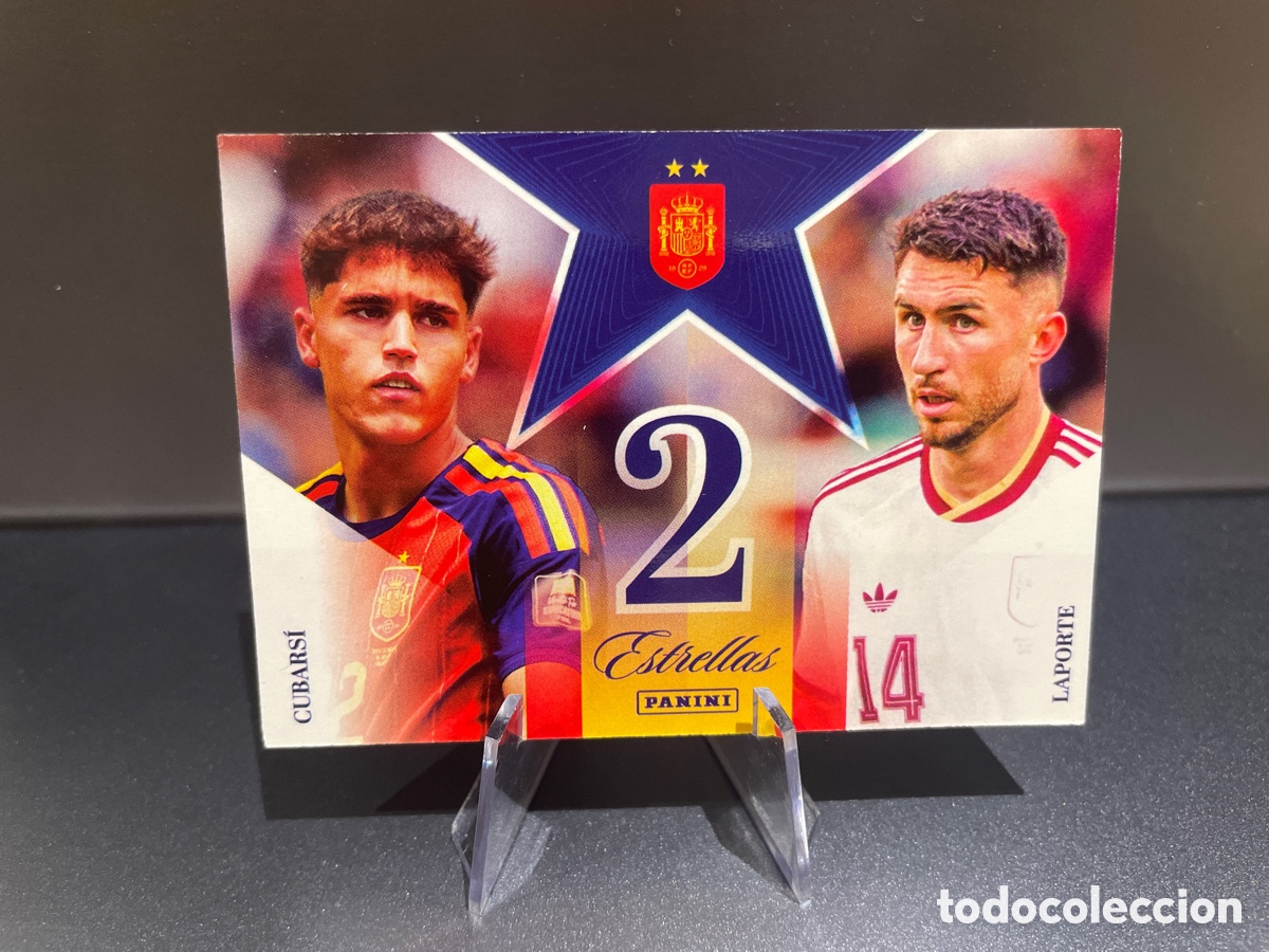 Cartes &agrave; collectionner de Football: Cubarsi Laporte 47 2 Estrellas Pasion Espa&ntilde;a Panini Club 2026 Seleccion Espa&ntilde;ola