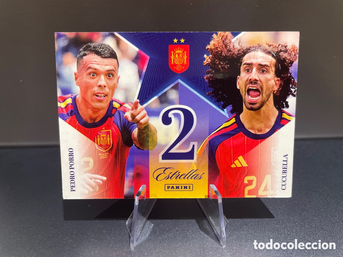 Cartes &agrave; collectionner de Football: Pedro Porro Cucurella 46 2 Estrellas Pasion Espa&ntilde;a Panini Club 2026 Seleccion Espa&ntilde;ola