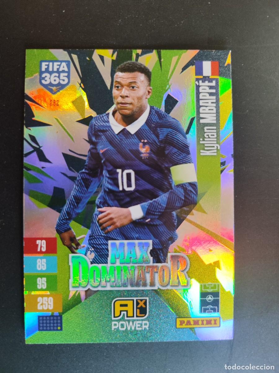 Fu&szlig;ball-Sticker: ADRENALYN XL FIFA 365 2027 CARD MAX DOMINATOR MBAPPE FRANCIA # 292 PANINI