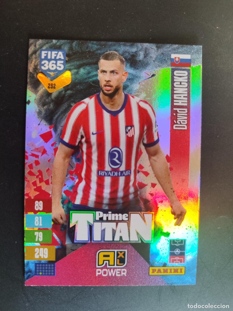 Cromos de f&uacute;tbol: ADRENALYN XL FIFA 365 2027 CARD TITAN HANCKO AT MADRID # 252 PANINI