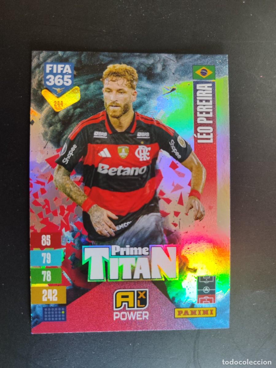 Cromos de f&uacute;tbol: ADRENALYN XL FIFA 365 2027 CARD TITAN LEO PEREIRA FLAMENGO # 244 PANINI