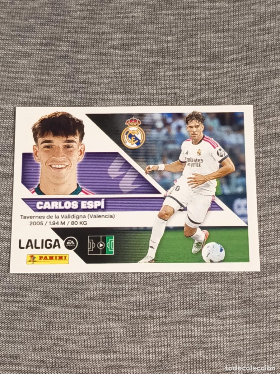 Cromos de f&uacute;tbol: Liga este 26 27 Panini CARLOS ESPI COLOCA N&deg;17 BIS REAL MADRID nuevo