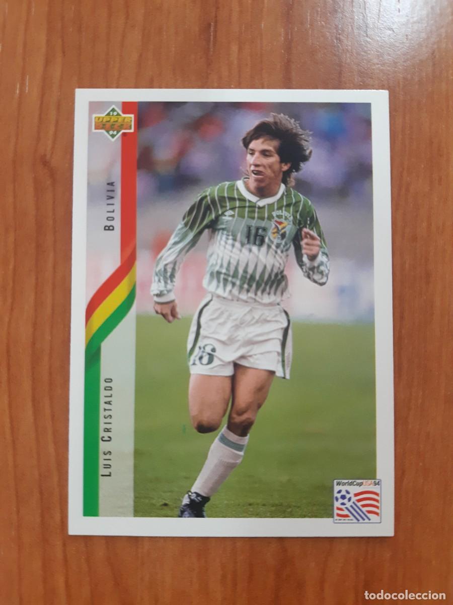 Cromos de f&uacute;tbol: N&deg;219 LUIS CRISTALDO BOLIVIA WORLD CUP USA 94 UPPER DECK 1994