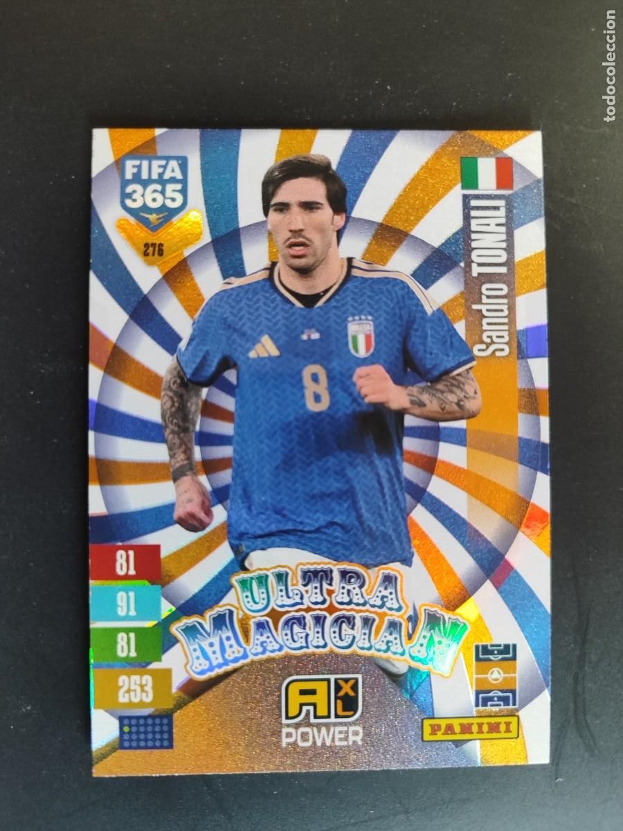 Figurine di Calcio: ADRENALYN XL FIFA 365 2027 CARD ULTRA MAGICIAN TONALI ITALIA # 276 PANINI