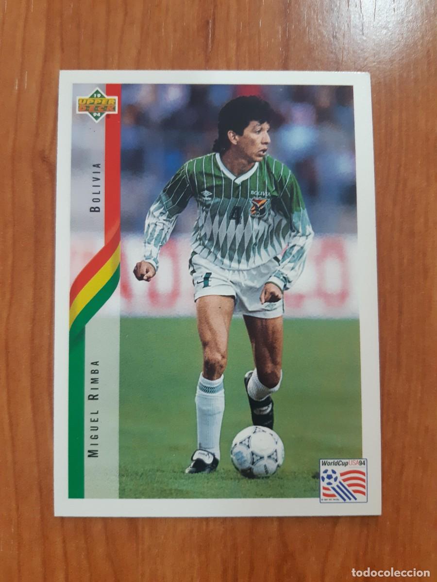 Cromos de f&uacute;tbol: N&deg;218 MIGUEL RIMBA BOLIVIA WORLD CUP USA 94 UPPER DECK 1994