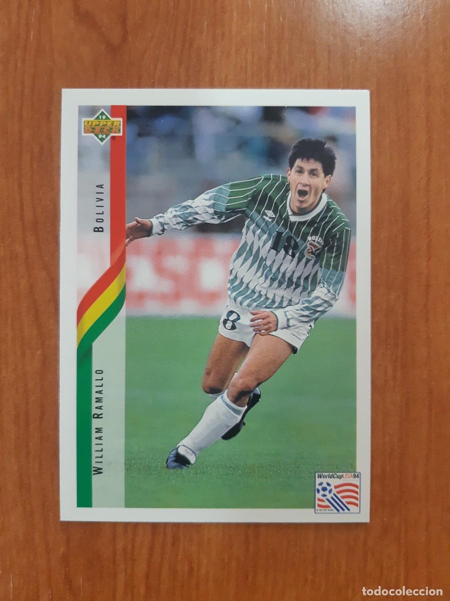 Cromos de f&uacute;tbol: N&deg;217 WILLIAM RAMALLO BOLIVIA WORLD CUP USA 94 UPPER DECK 1994