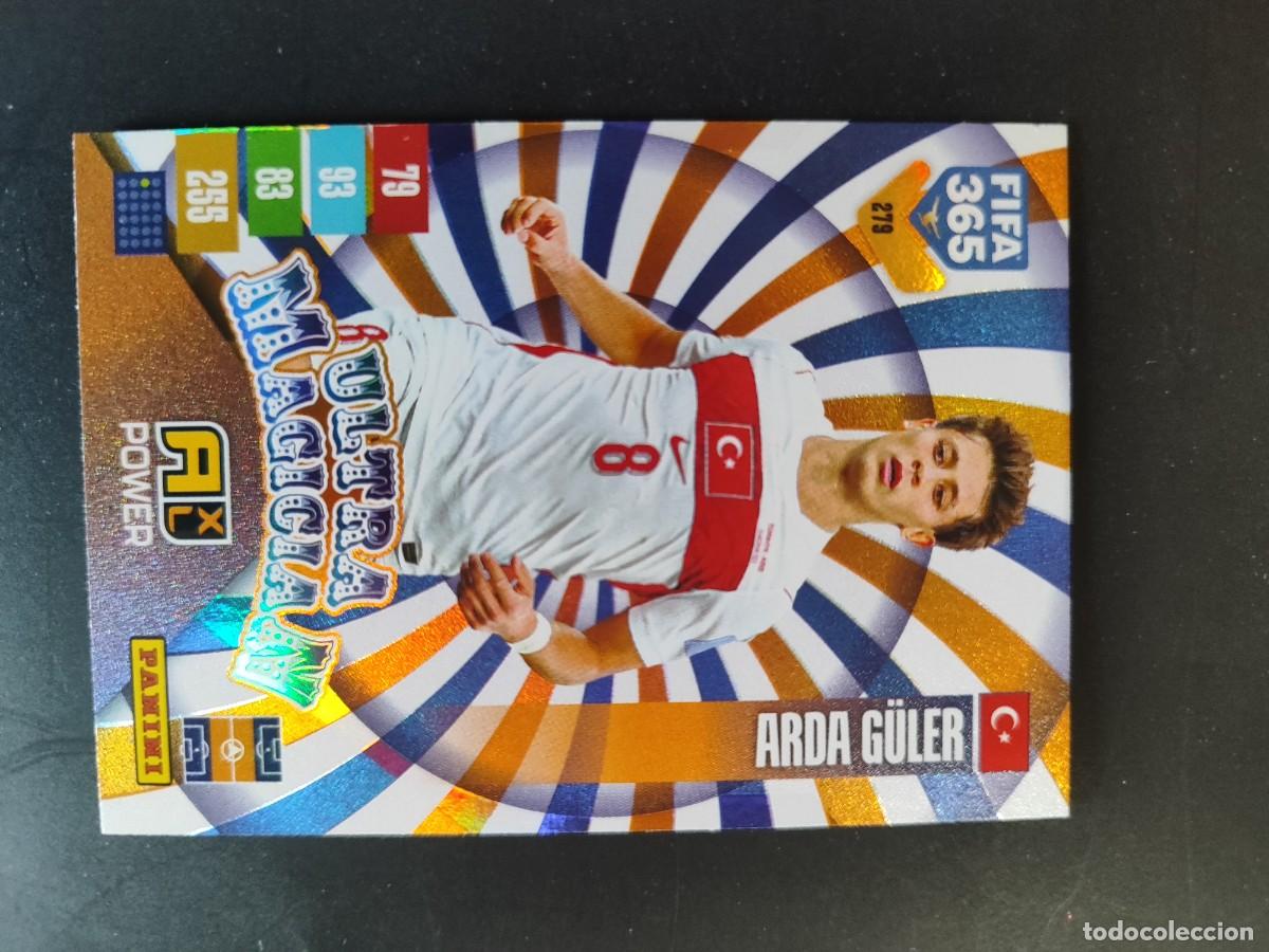 Cromos de f&uacute;tbol: ADRENALYN XL FIFA 365 2027 CARD ULTRA MAGICIAN GULER TURQUIA # 279 PANINI