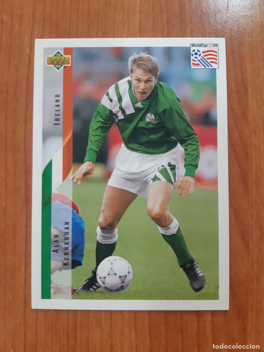 Cromos de f&uacute;tbol: N&deg;212 ALAN KERNAGHAN IRLANDA WORLD CUP USA 94 UPPER DECK 1994