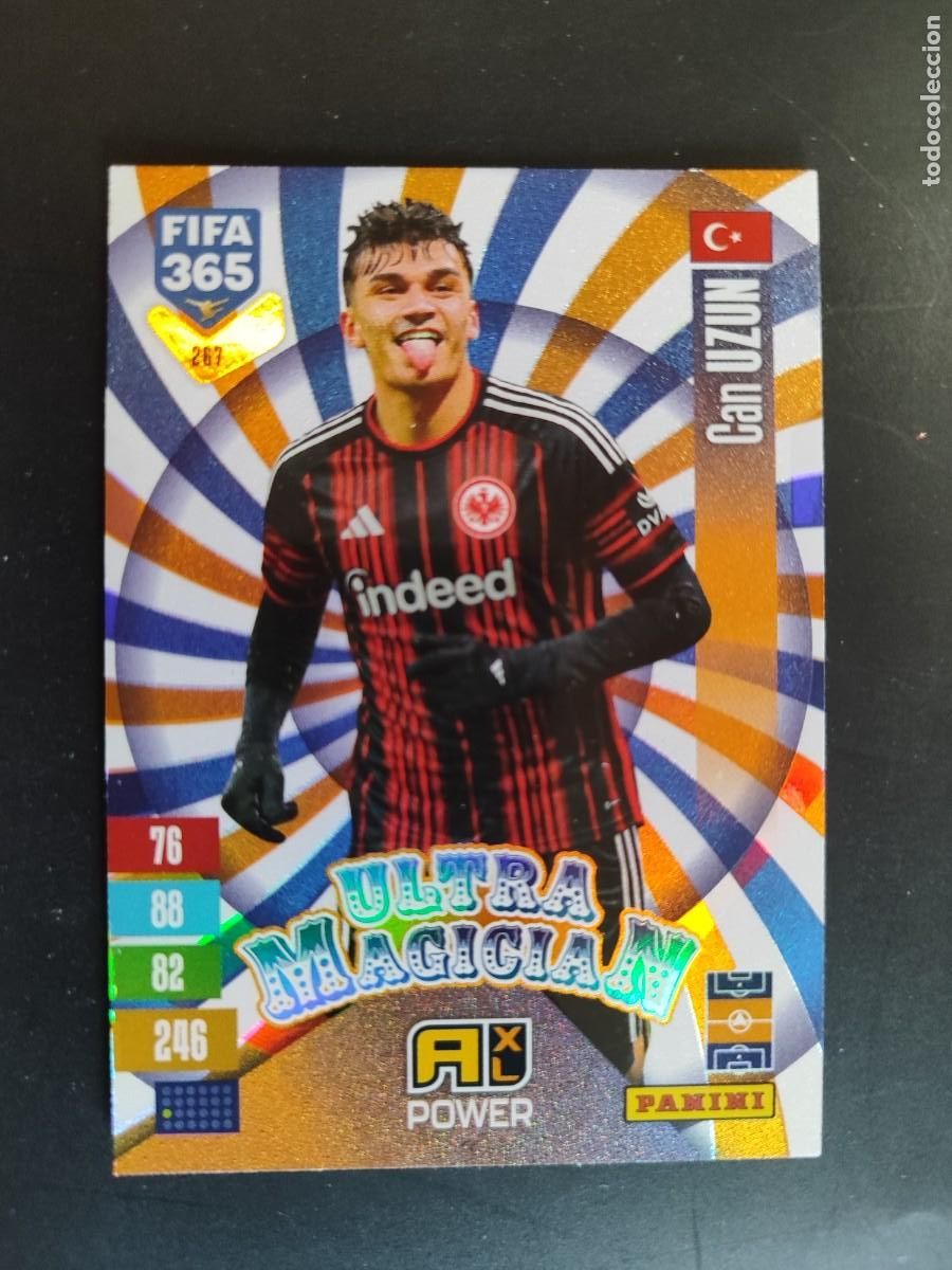 Figurine di Calcio: ADRENALYN XL FIFA 365 2027 CARD ULTRA MAGICIAN UZUN EINTRACH DE FRANKFURT # 267 PANINI