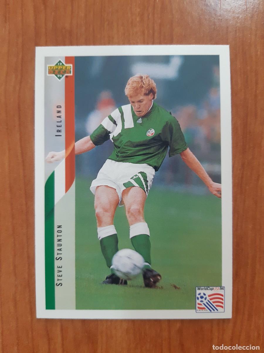 Fu&szlig;ball-Sticker: N&deg;208 STEVE STAUNTON IRLANDA WORLD CUP USA 94 UPPER DECK 1994