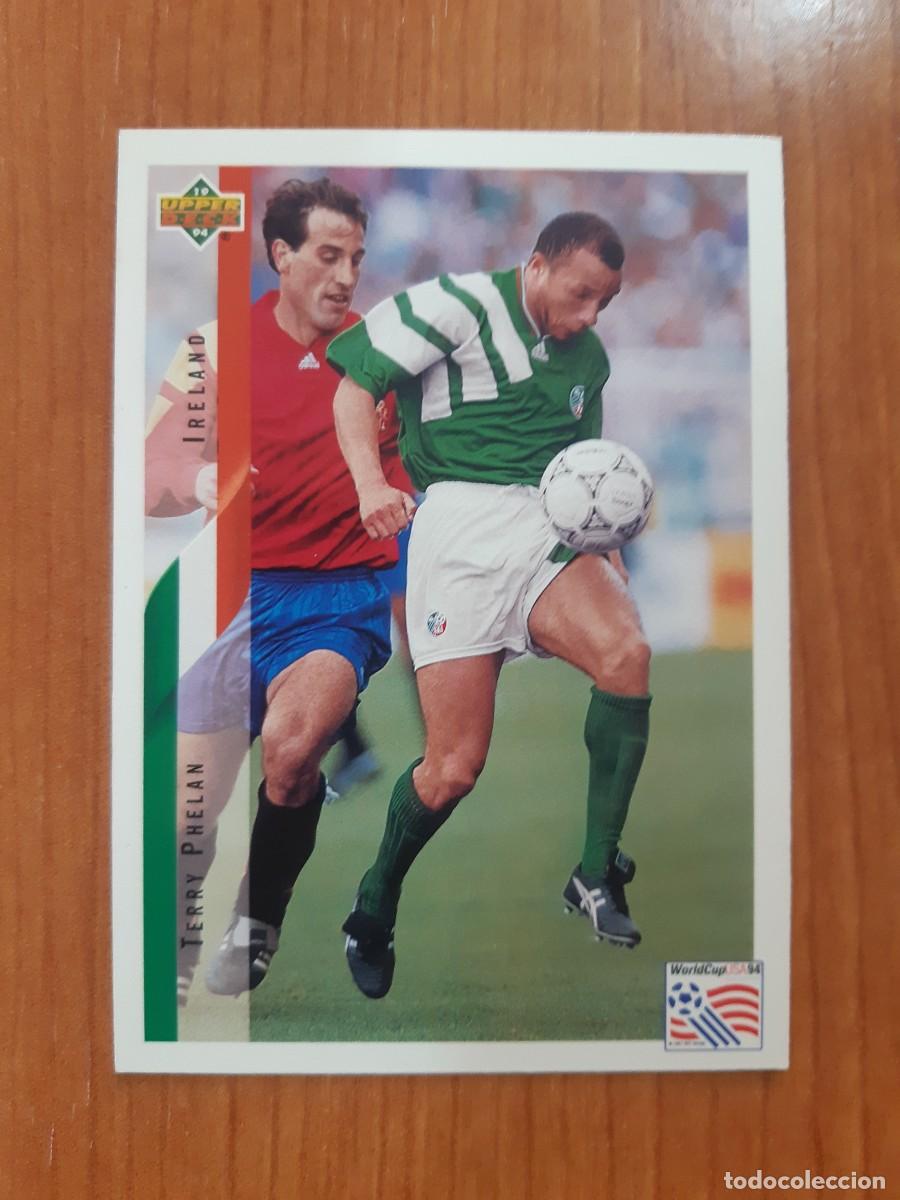 Fu&szlig;ball-Sticker: N&deg;203 TERRY PHELAN IRLANDA WORLD CUP USA 94 UPPER DECK 1994