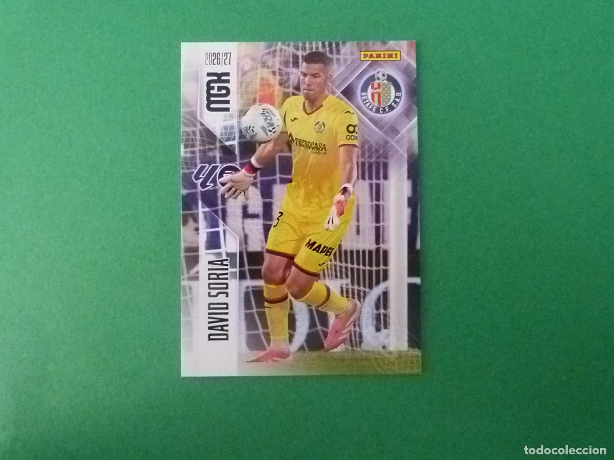 Figurine di Calcio: TRADING CARD FUTBOL DAVID SORIA GETAFE C.F. N&ordm; 182 LIGA MEGACRACKS 2026-2027/26-27 PANINI