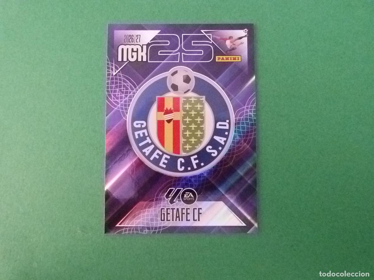 Figurine di Calcio: TRADING CARD FUTBOL ESCUDO GETAFE C.F. N&ordm; 181 LIGA MEGACRACKS 2026-2027/26-27 PANINI