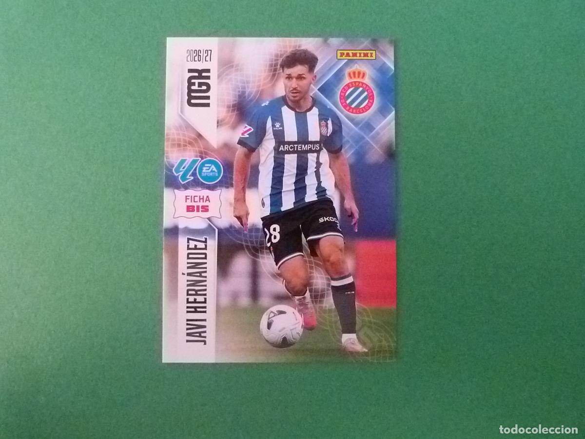 Figurine di Calcio: TRADING CARD FUTBOL HERNANDEZ R.C.D.ESPA&Ntilde;OL-ESPANYOL N&ordm; 175 BIS LIGA MEGACRACKS 2026-2027/26-27