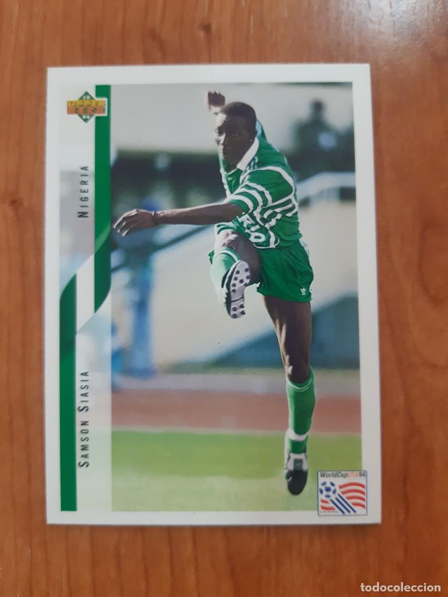 Cromos de f&uacute;tbol: N&deg;200 SAMSON SIASIA NIGERIA WORLD CUP USA 94 UPPER DECK 1994