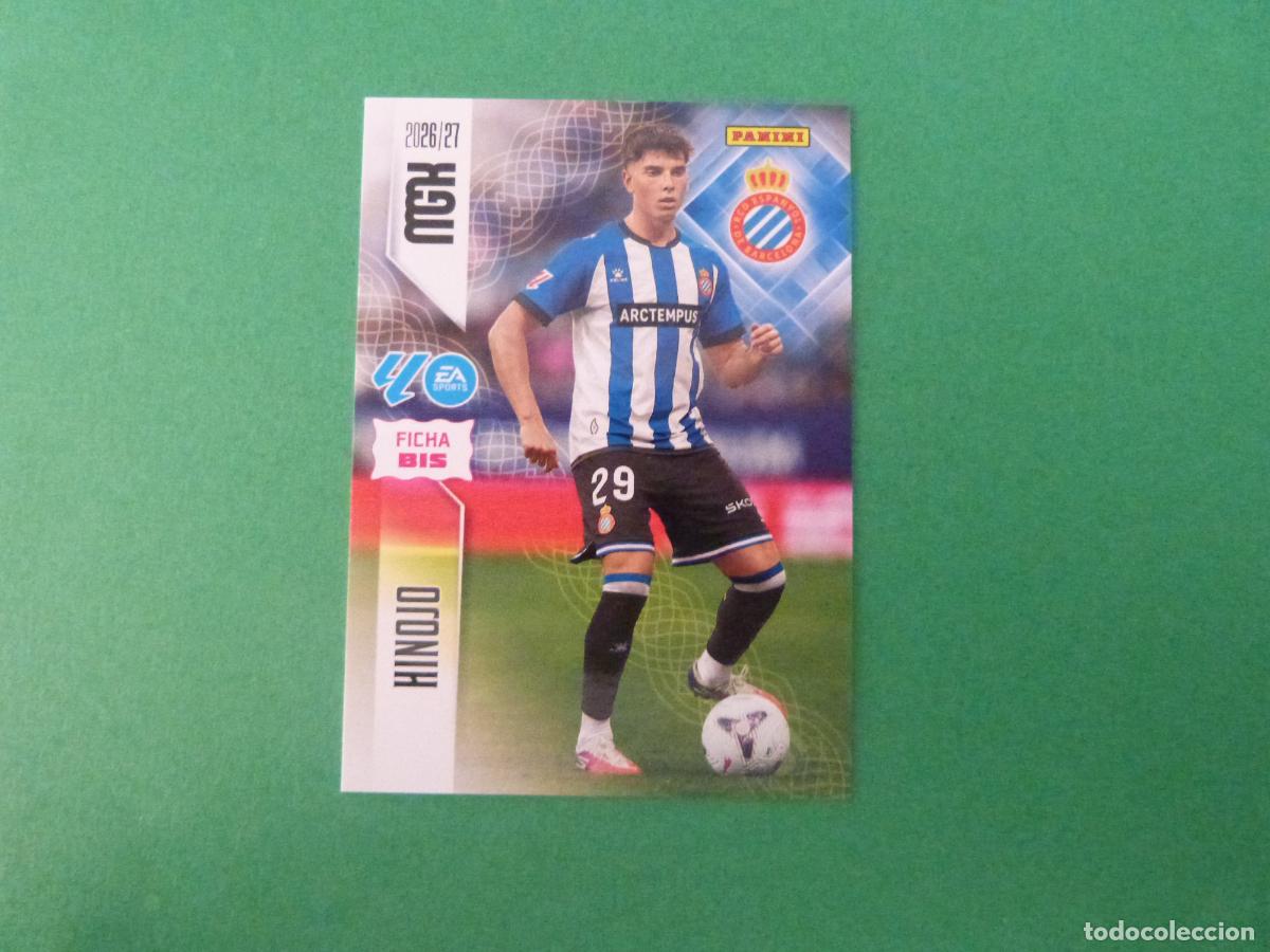 Cromos de f&uacute;tbol: TRADING CARD FUTBOL HINOJO R.C.D.ESPA&Ntilde;OL-ESPANYOL N&ordm; 170 BIS LIGA MEGACRACKS 2026-2027/26-27
