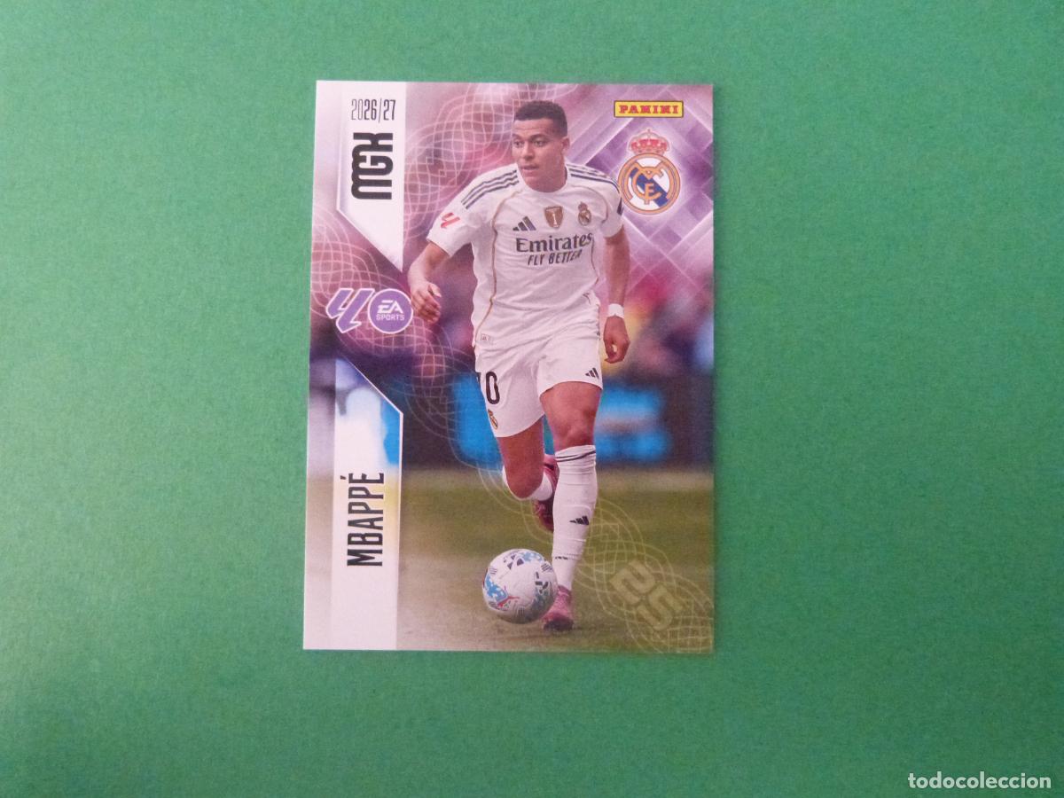 Cromos de f&uacute;tbol: TRADING CARD FUTBOL MBAPP&Eacute; REAL MADRID C.F. N&ordm; 232 LIGA MEGACRACKS 2026-2027/26-27