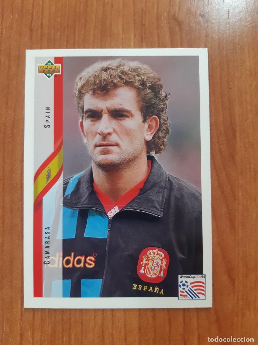 Cromos de f&uacute;tbol: N&deg;195 CAMARASA SPAIN ESPA&Ntilde;A WORLD CUP USA 94 UPPER DECK 1994