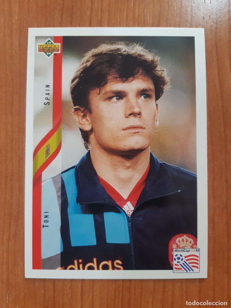 Cromos de f&uacute;tbol: N&deg;192 TONI MU&Ntilde;OZ SPAIN ESPA&Ntilde;A WORLD CUP USA 94 UPPER DECK 1994