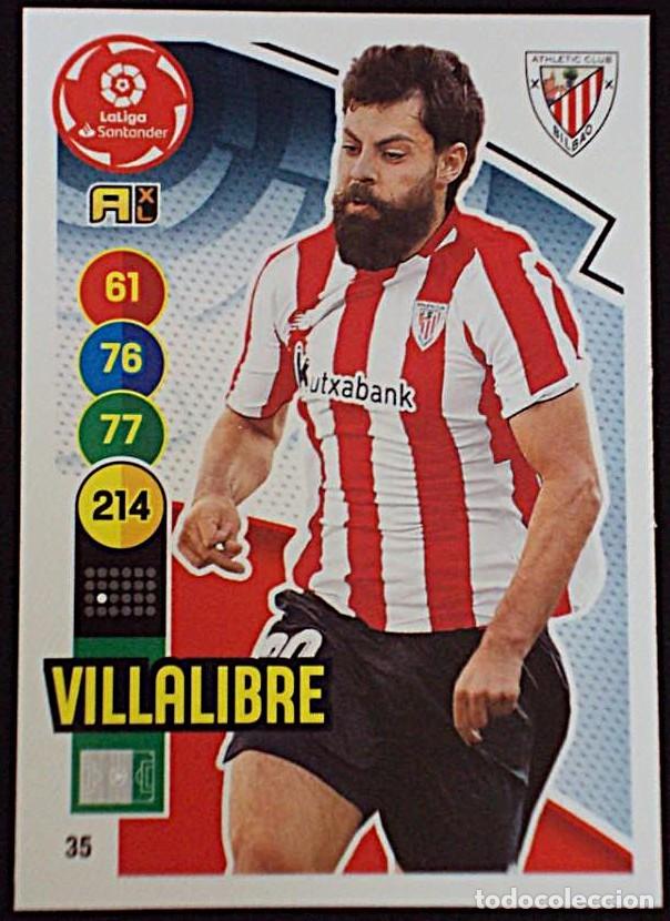 Cromos de f&uacute;tbol: 35 VILLALIBRE ATHLETIC DE BILBAO FICHAS ALBUM ADRENALYN XL 2020 2021 20 21 PANINI
