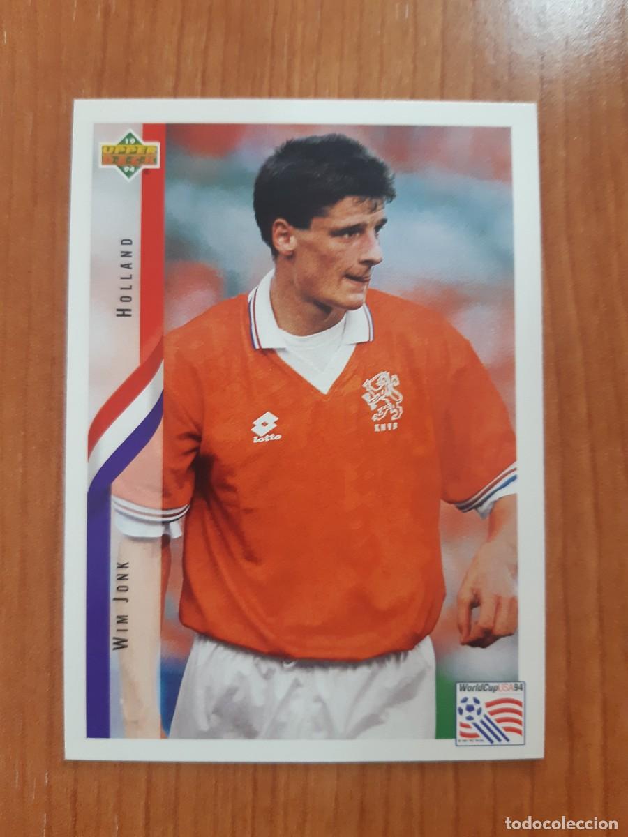 Cromos de f&uacute;tbol: N&deg;181 WIM JONK HOLLAND HOLANDA WORLD CUP USA 94 UPPER DECK 1994
