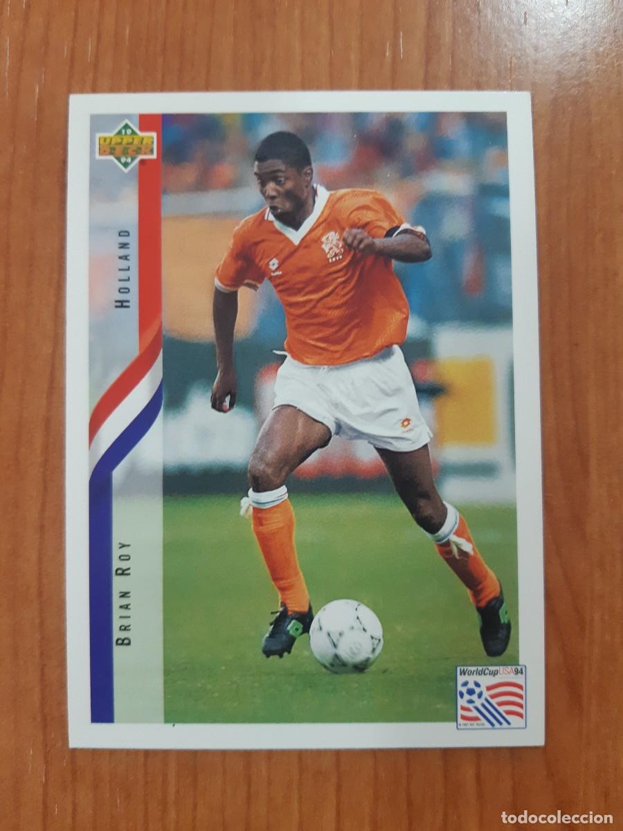 Cromos de f&uacute;tbol: N&deg;174 BRIAN ROY HOLLAND HOLANDA WORLD CUP USA 94 UPPER DECK 1994