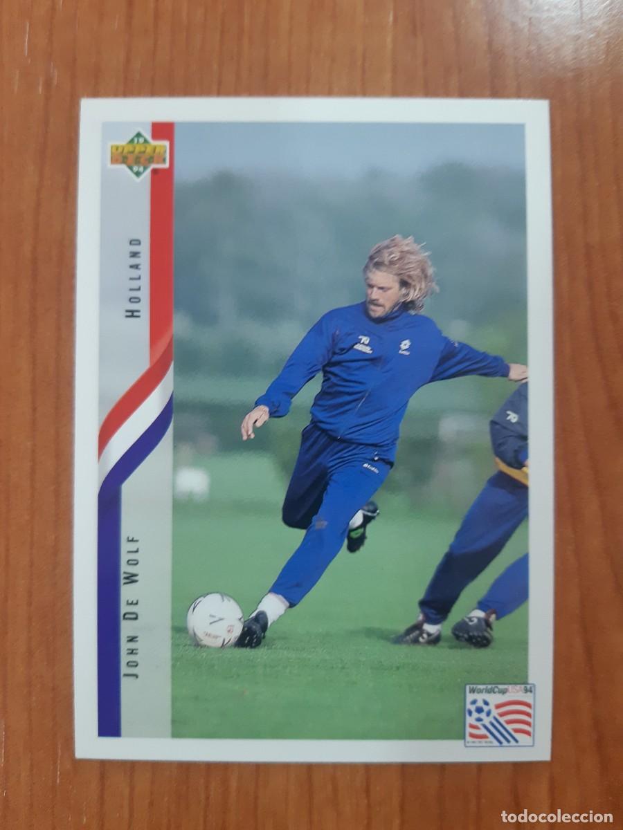 Cromos de f&uacute;tbol: N&deg;168 JOHN DE WOLF HOLLAND HOLANDA WORLD CUP USA 94 UPPER DECK 1994