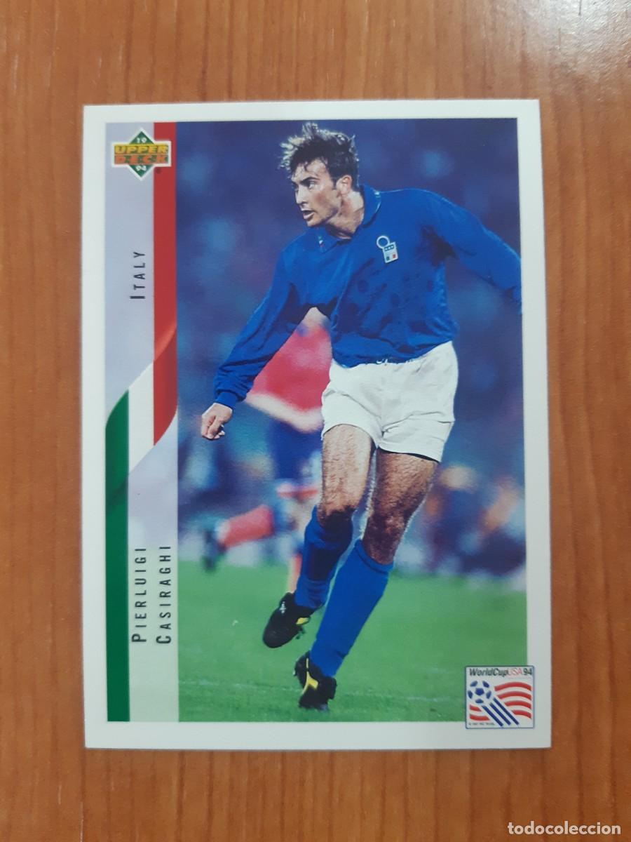 Cromos de f&uacute;tbol: N&deg;164 PIERLUIGI CASIRAGHI ITALY ITALIA WORLD CUP USA 94 UPPER DECK 1994