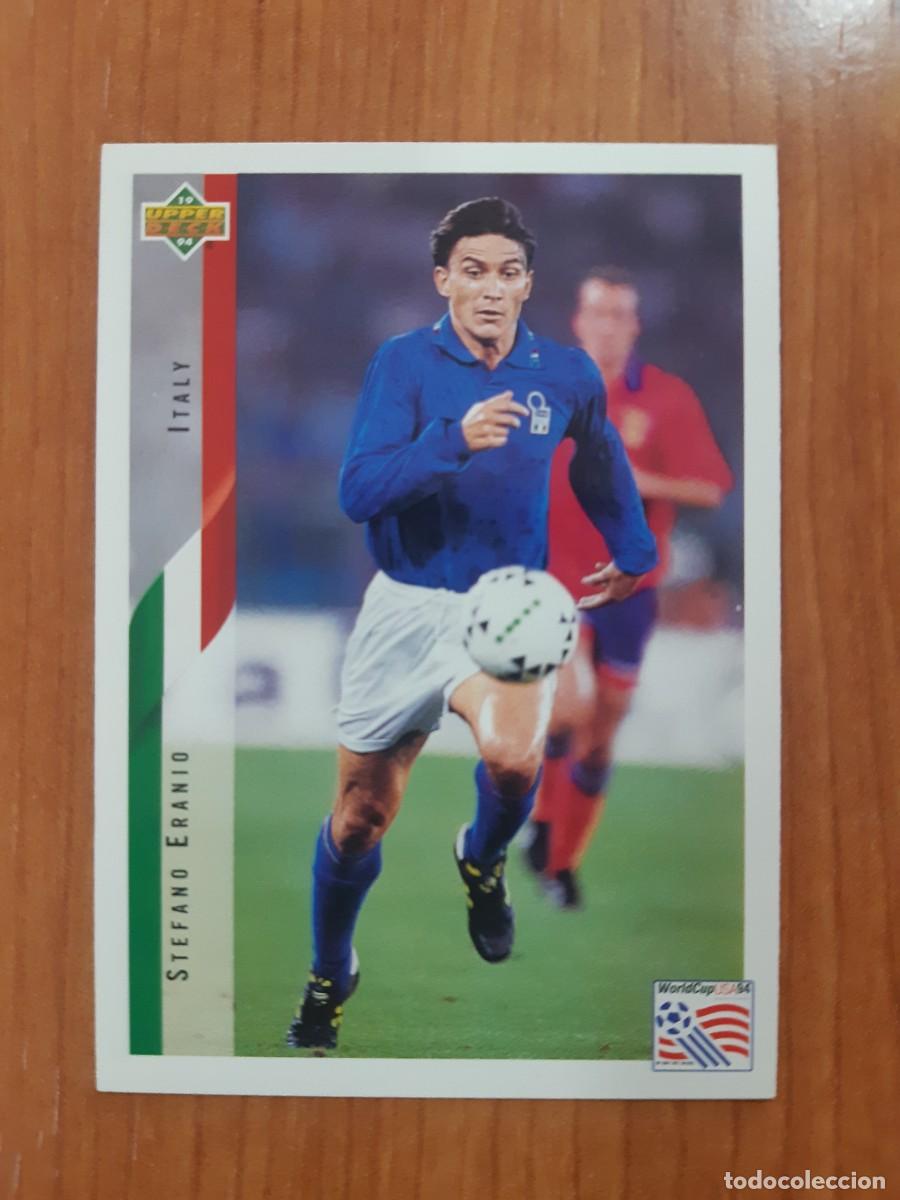 Cromos de f&uacute;tbol: N&deg;162 STEFANO ERANIO ITALY ITALIA WORLD CUP USA 94 UPPER DECK 1994