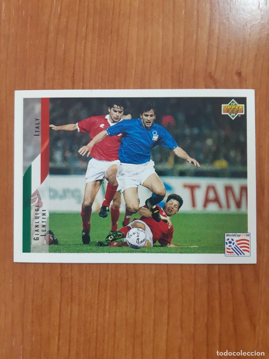 Cromos de f&uacute;tbol: N&deg;159 GIANLUIGI LENTINI ITALY ITALIA WORLD CUP USA 94 UPPER DECK 1994