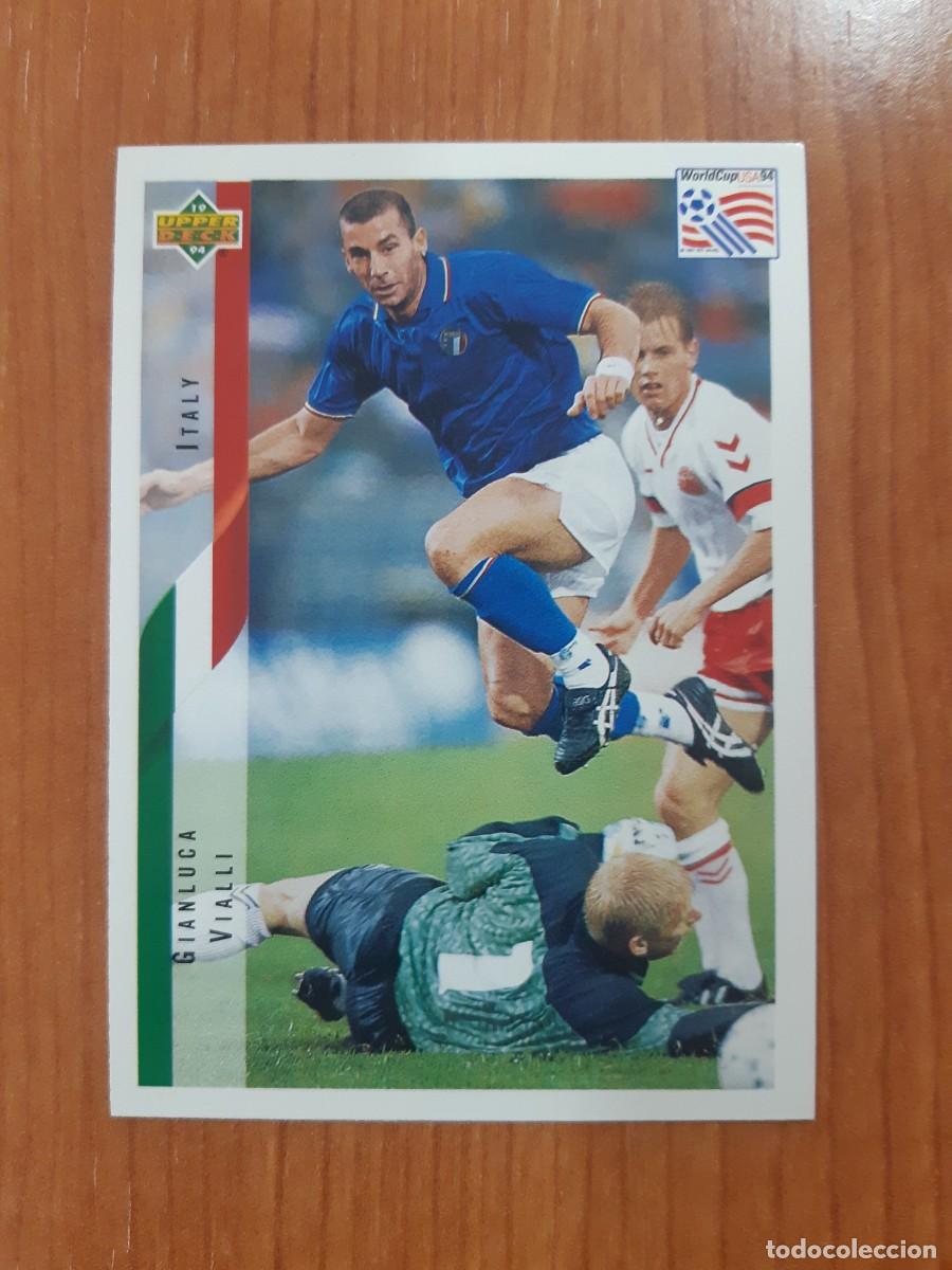 Cromos de f&uacute;tbol: N&deg;158 GIANLUCA VIALLI ITALY ITALIA WORLD CUP USA 94 UPPER DECK 1994