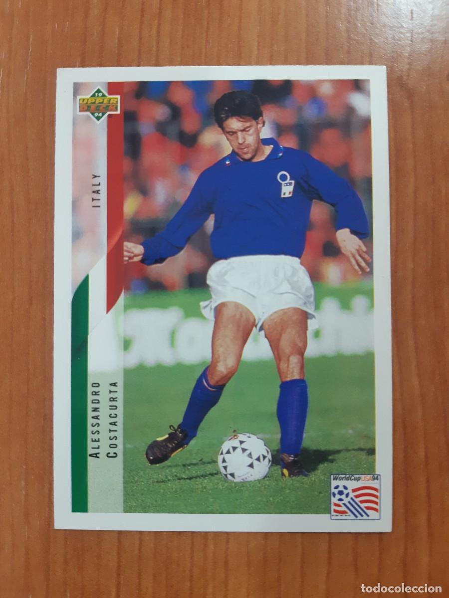 Cromos de f&uacute;tbol: N&deg;155 ALESSANDRO COSTACURTA ITALY ITALIA WORLD CUP USA 94 UPPER DECK 1994