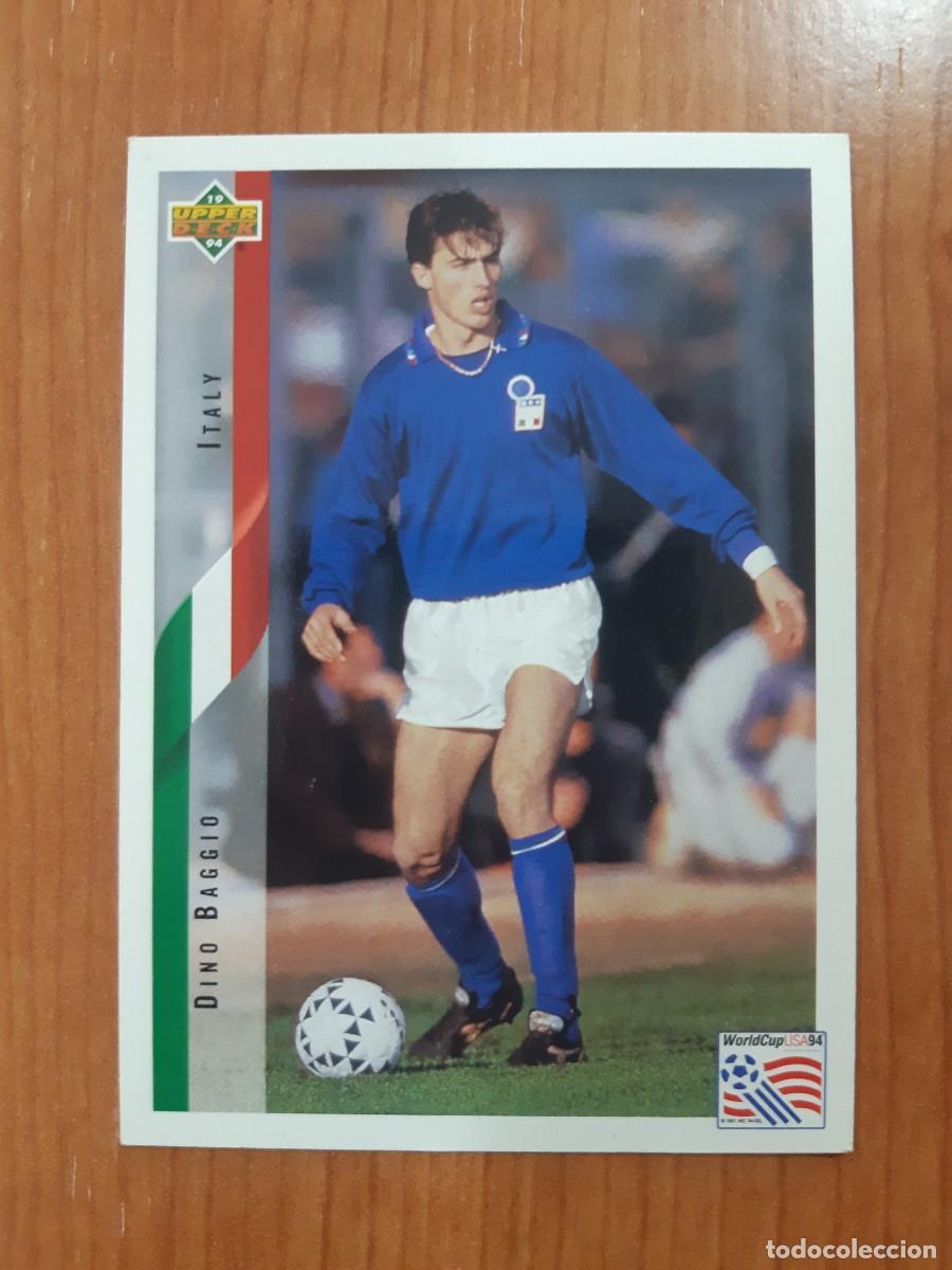Cromos de f&uacute;tbol: N&deg;154 DINO BAGGIO ITALY ITALIA WORLD CUP USA 94 UPPER DECK 1994