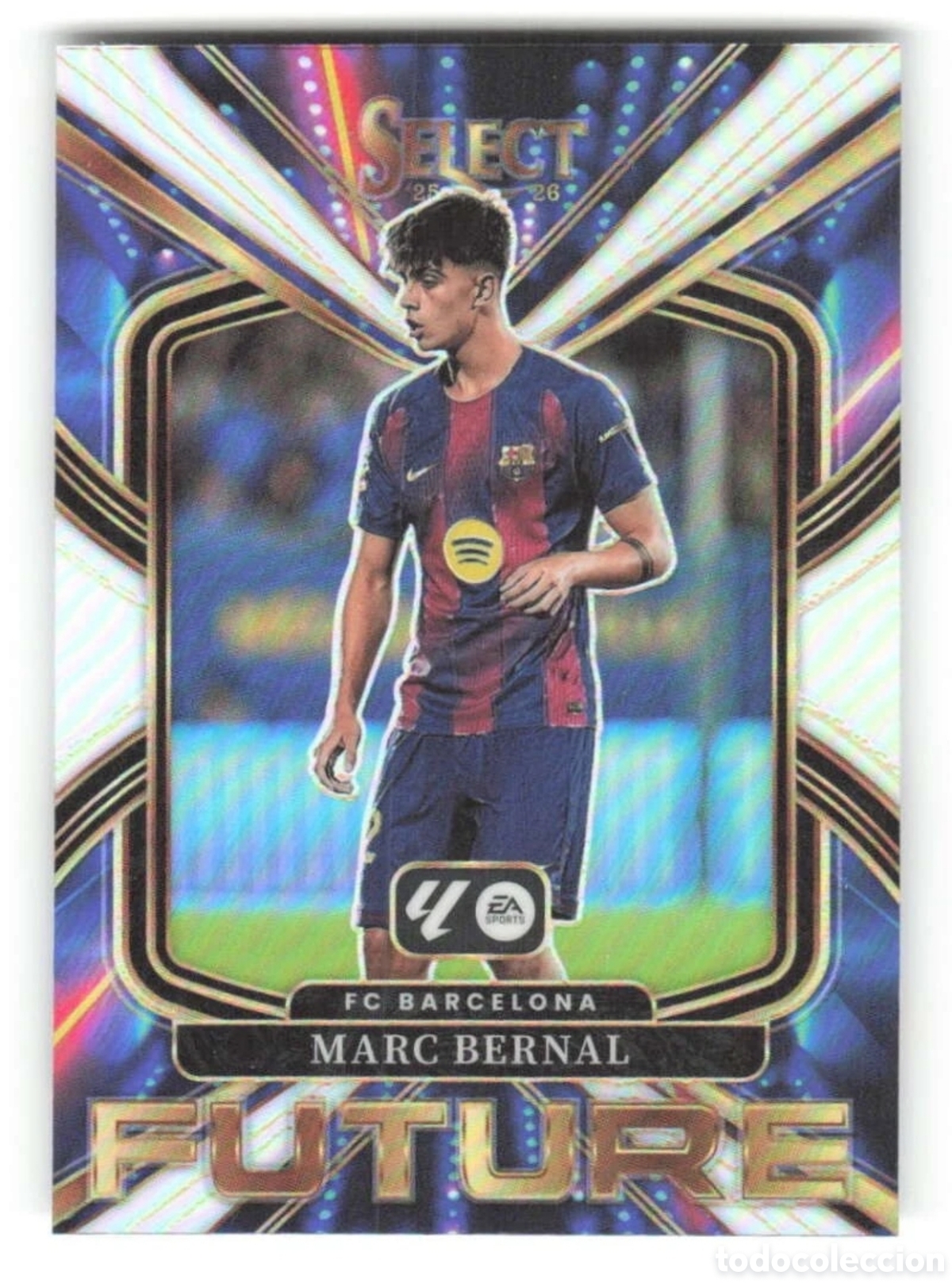 Marc Bernal (F.c Barcelona) Future Silver Prizm, Panini Select la Liga 2025 2026
