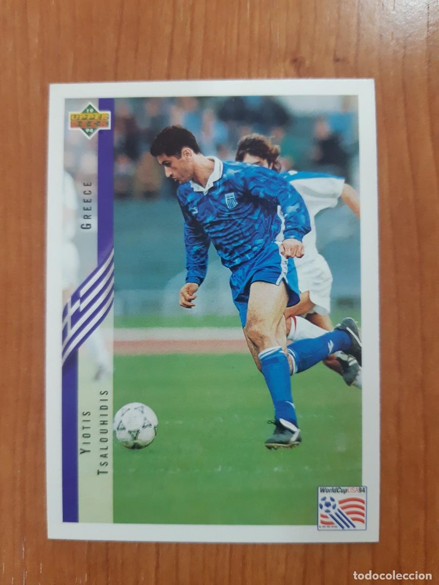 Cromos de f&uacute;tbol: N&deg;142 YIOTIS TSALOUHIDIS GREECE GRECIA WORLD CUP USA 94 UPPER DECK 1994