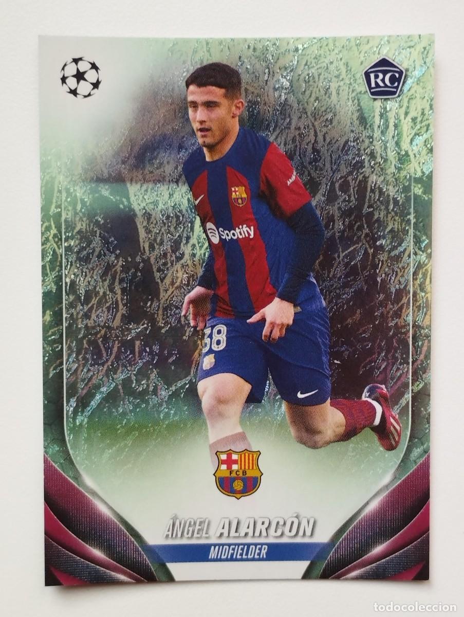 Cartes &agrave; collectionner de Football: Cromo Card Topps UEFA Champion League 24 2024 Rookie RC Jade - ANGEL ALARCON 147 BARCELONA