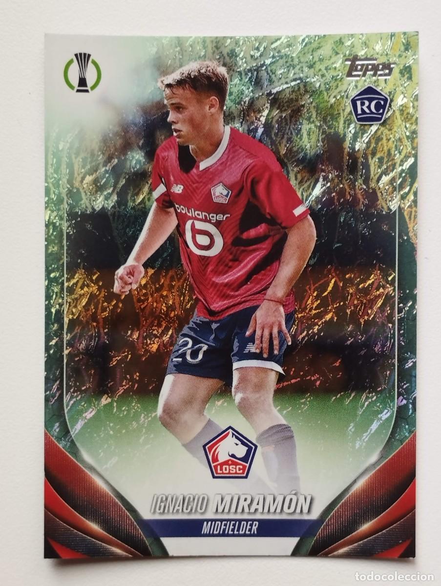 Cartes &agrave; collectionner de Football: Cromo Card Topps UEFA Champion League 24 2024 Rookie RC Jade - IGNACIO MIRAMON 3 LOSC LILLE