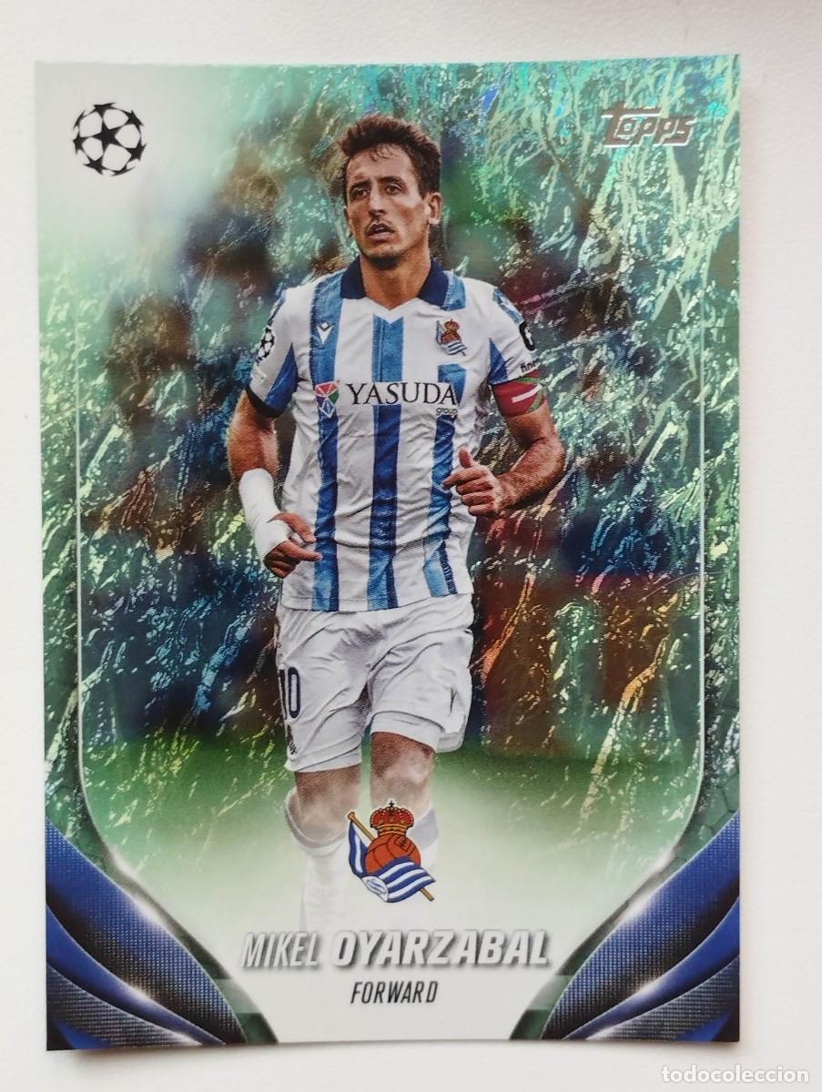Cartes &agrave; collectionner de Football: Cromo Card Topps UEFA Champion League 24 2024 - Jade - MIKEL OYARZABAL 94 REAL SOCIEDAD