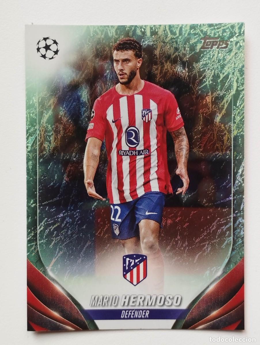 Cartes &agrave; collectionner de Football: Cromo Card Topps UEFA Champion League 24 2024 - Jade - MARIO HERMOSO 106 ATLETICO DE MADRID