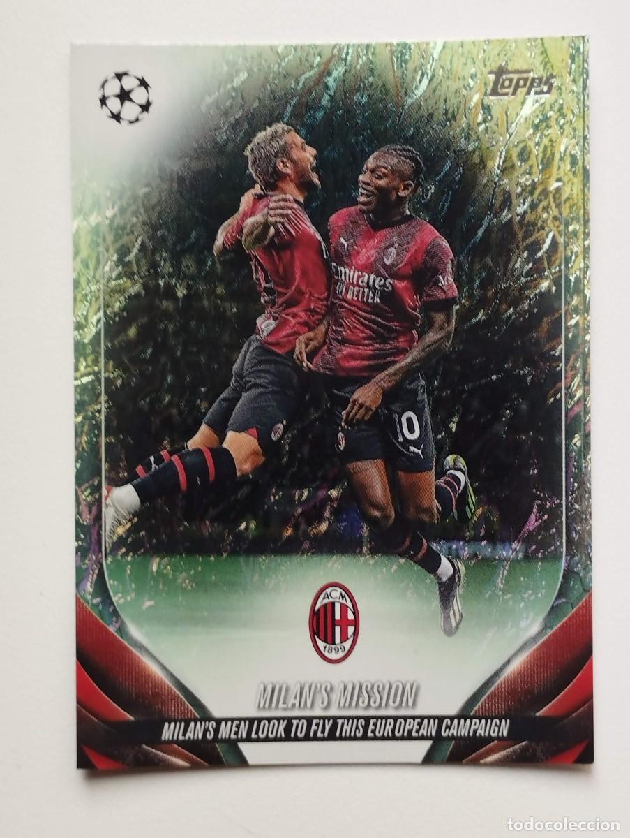 Fu&szlig;ball-Sticker: Cromo Card Topps UEFA Champion League 24 2024 - Jade - THEO HERNANDEZ RAFAEL LEAO 123 MILAN