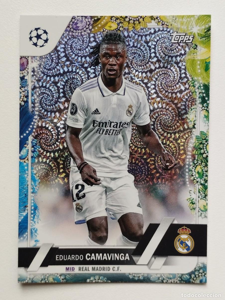 Cartes &agrave; collectionner de Football: CROMO CARD TOPPS CARNAVAL CHAMPIONS LEAGUE 2022 2023 22 23 CAMAVINGA 12 REAL MADRID