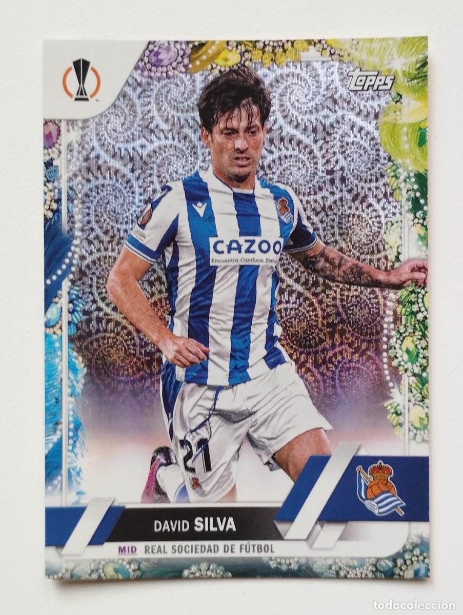 Cartes &agrave; collectionner de Football: CROMO CARD TOPPS CARNAVAL CHAMPIONS LEAGUE 2022 2023 22 23 DAVID SILVA 154 REAL SOCIEDAD