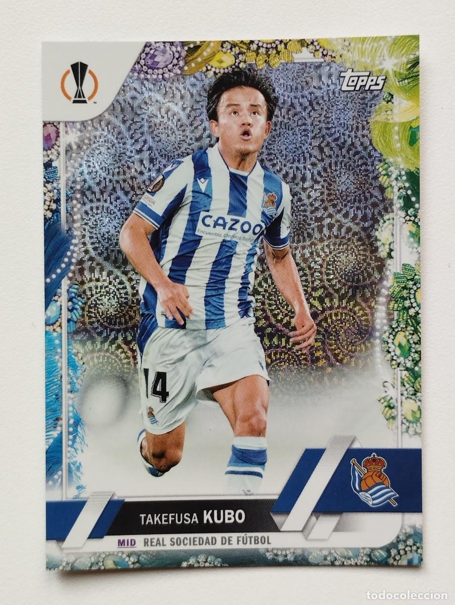 Cartes &agrave; collectionner de Football: CROMO CARD TOPPS CARNAVAL CHAMPIONS LEAGUE 2022 2023 22 23 TAKEFUSA KUBO 112 REAL SOCIEDAD
