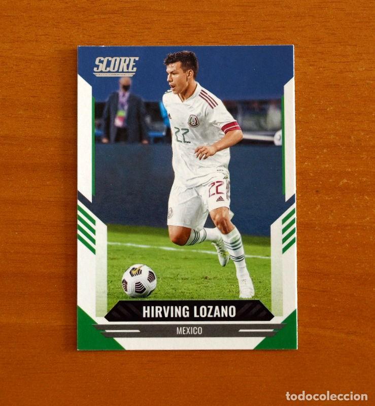 Cromos de f&uacute;tbol: M&eacute;xico -N&ordm; 14 Hirving Lozano -SCORE SOCCER Panini FIFA-Mundial Qatar- 2021-2022-21-22